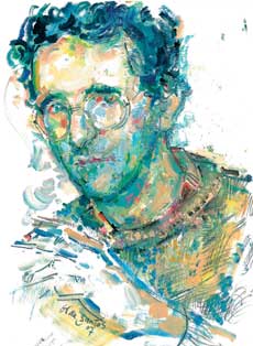 Roberto Bolano en ilustracion